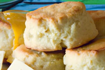 Fluffy Buttermilk Biscuits Drizzled with Honey Butter Bliss