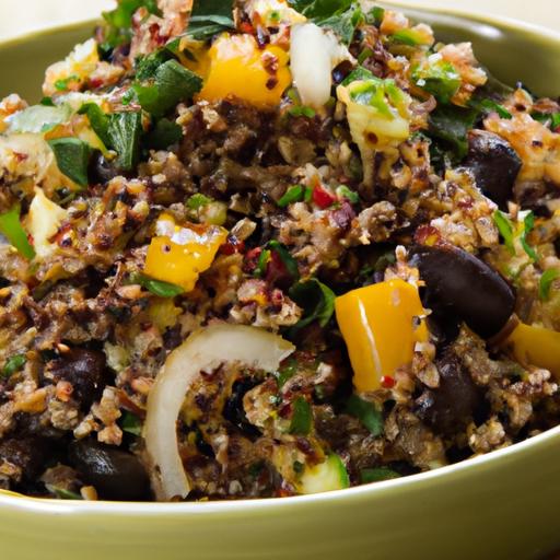 Nutritious Quinoa Black Bean Bowl: A Wholesome Power Meal