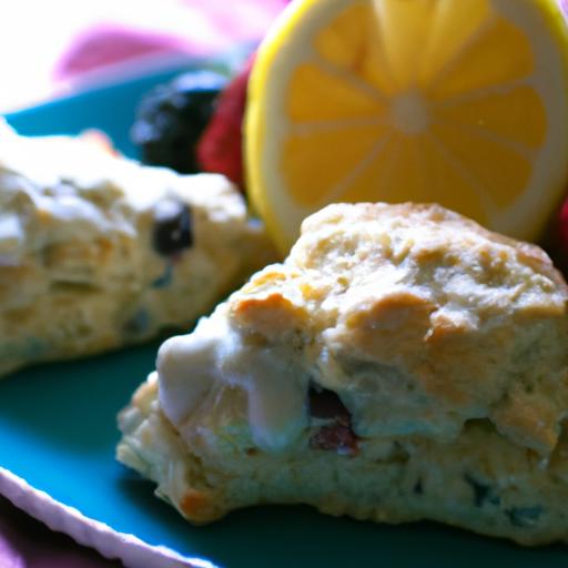 Zesty Lemon & Sweet Blueberry Scones: A Perfect Pairing