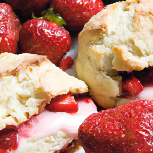 Juicy Strawberry-Stuffed Scones: A Tender Delight