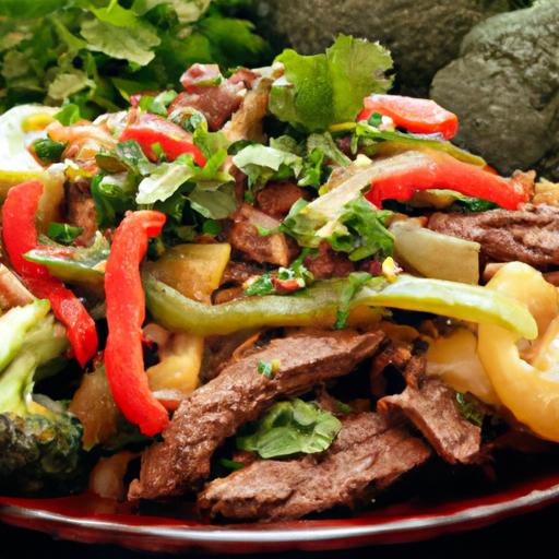 Sizzling Tex-Mex Roast: Beef & Veggies with Fajita Flair