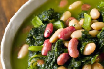 Hearty Bean and Spinach Soup: Nourish Your Body & Soul
