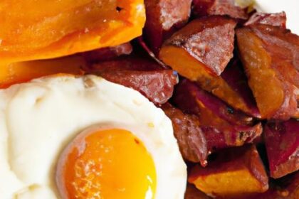 Sunrise Delight: Crafting Perfect Sweet Potato Hash with Egg