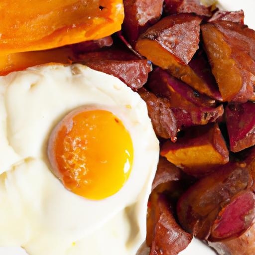 Sunrise Delight: Crafting Perfect Sweet Potato Hash with Egg
