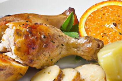 Bright Flavors Unite: Lemon Chicken Thighs & Sweet Potatoes