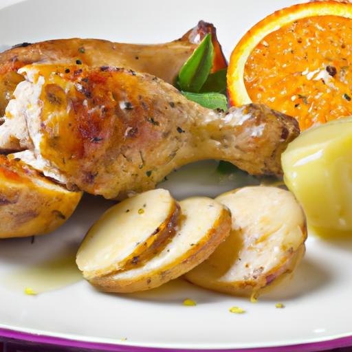 Bright Flavors Unite: Lemon Chicken Thighs & Sweet Potatoes