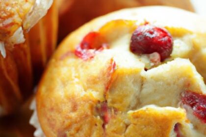 Bright Bites: Wholesome Cranberry Orange Muffins Recipe