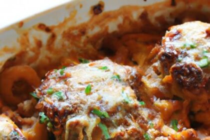 Savory Meatball Parmesan Casserole: A Comfort Classic