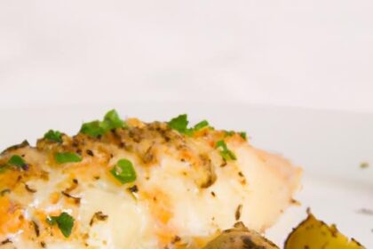 Golden Baked Haddock Paired with Luscious Creamy Potatoes