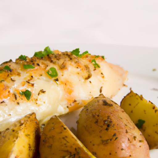 Golden Baked Haddock Paired with Luscious Creamy Potatoes