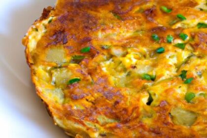 Golden Potato & Onion Frittata: A Savory Morning Delight