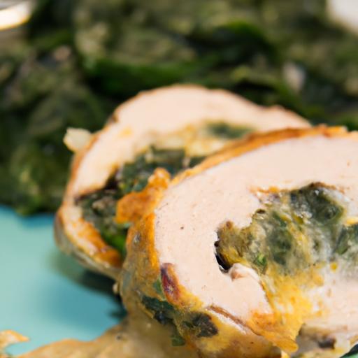 A Flavorful Twist: Spinach & Cheese Stuffed Chicken Breast