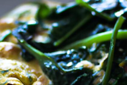 Brighten Breakfast: Scrambled Eggs with Spinach & Feta Flair