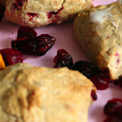 Zesty Cranberry Orange scones: A Perfect morning Treat