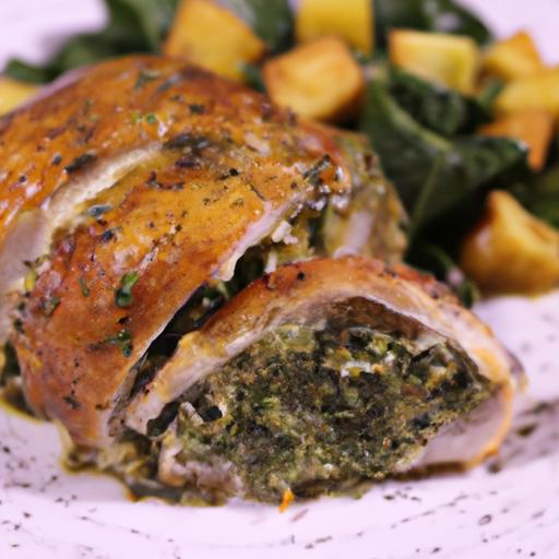 A Flavorful Twist: spinach & Cheese Stuffed Chicken Breast