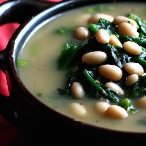 Hearty Bean and Spinach Soup: Nourish Your Body & Soul