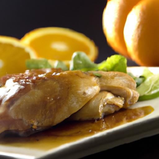 Zesty Chicken with Orange glaze: A Tangy Flavor Boost