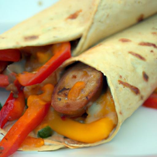 Protein-Packed Breakfast Burrito with Savory Turkey Sausage