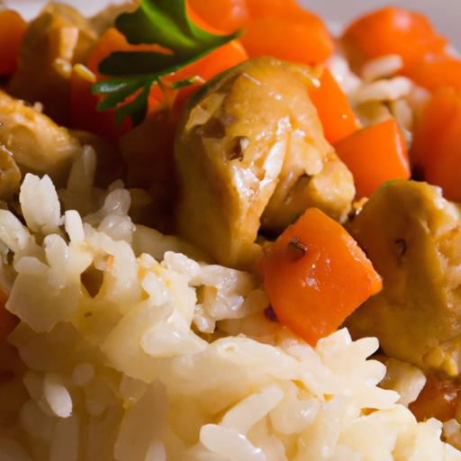 Effortless One-Pot Chicken with Rice and carrots Delight