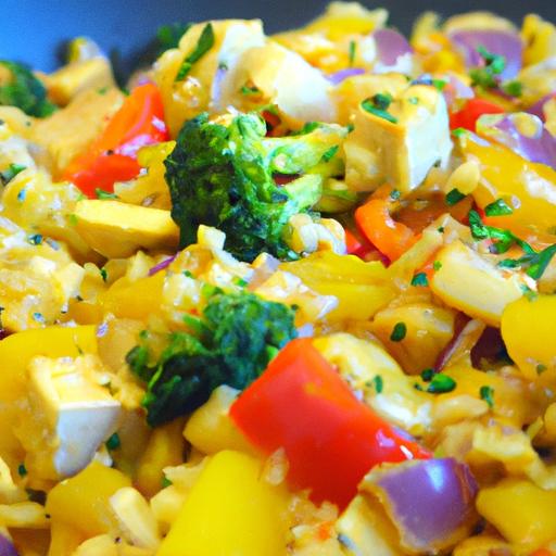 savor keto ⁣Tofu & Veggie Skillet: ‍Low-Carb Flavor Boost