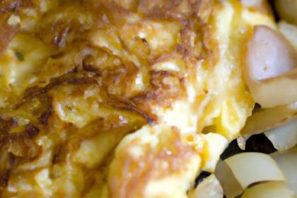 Fluffy Potato & Onion Omelet: A Hearty Twist on Tradition