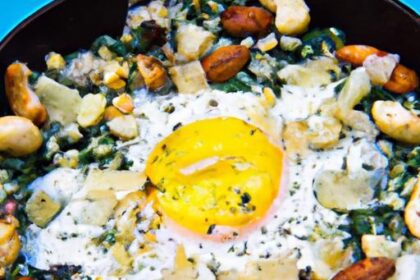 Morning Boost: Wholesome Pesto and Egg Breakfast Bowl