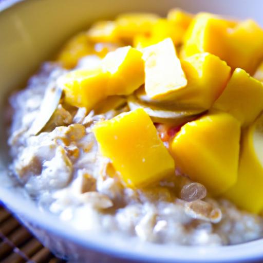 Tropical Mango & Coconut Oatmeal: A Luscious Morning Boost