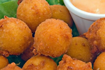 Golden Crunch: The Art of Deep-Fried Cornmeal Balls