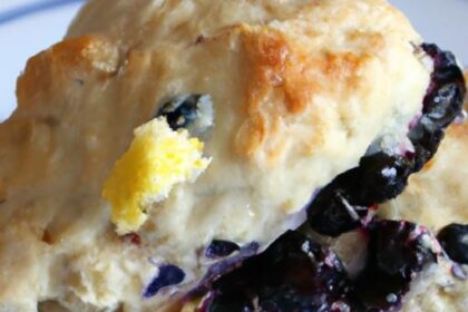 Zesty Lemon Blueberry Scones: A Tangy Twist on Tradition