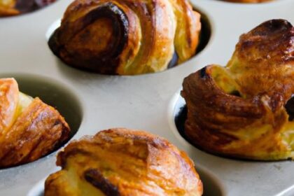 Decadent Chocolate Croissant Muffins: A Flaky Delight