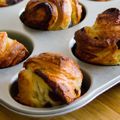 Decadent Chocolate Croissant Muffins: A Flaky Delight