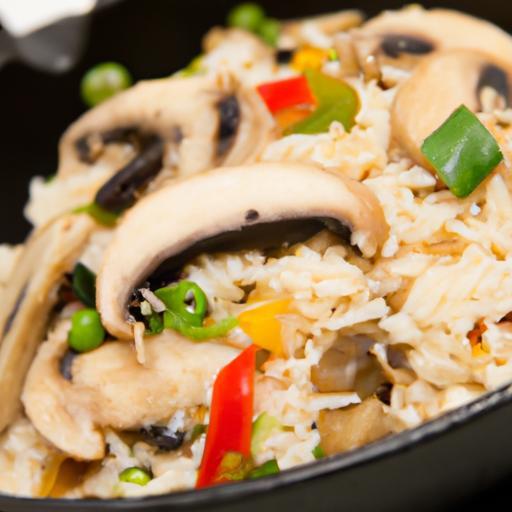 Savory Chicken and Mushroom Rice Skillet: One-Pan Wonder