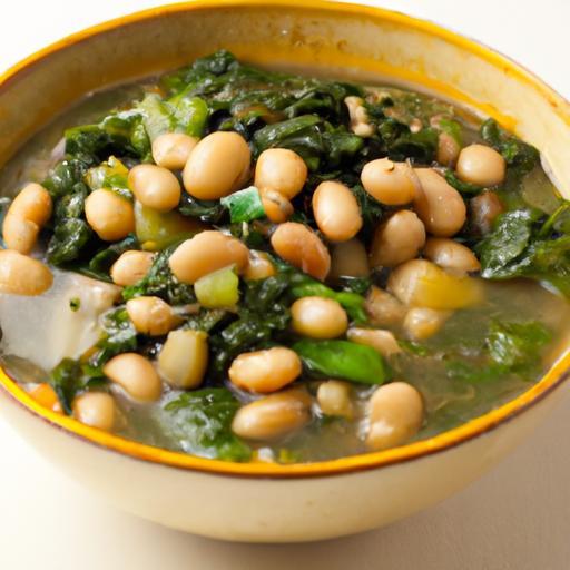Hearty Bean and Spinach Soup: Nutritious Comfort in a Bowl