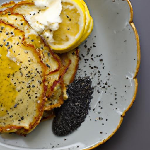 Zesty Delight: Mastering Lemon Poppy Seed Pancakes
