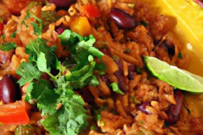 Savor the Classic Flavors of Mexican Rice and Beans Delight