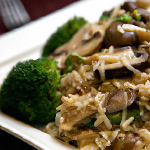 Savory chicken and Mushroom Rice Skillet: One-Pan Wonder