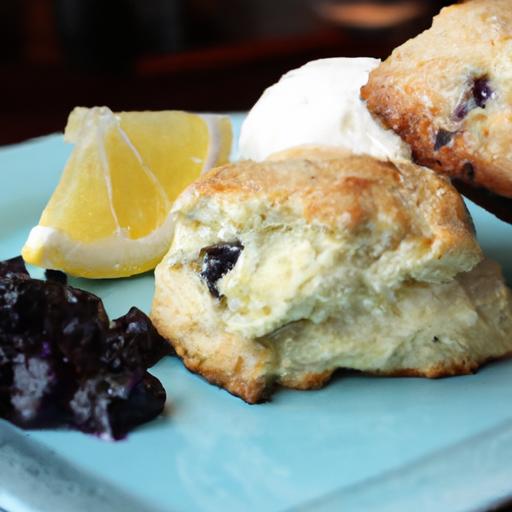 Zesty Lemon Meets Sweet Blueberry in Perfect Scones Delight