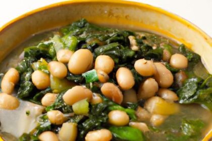 Hearty Bean and Spinach Soup: Nutritious Comfort in a Bowl