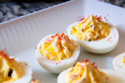 Sunrise Deviled Eggs: A Zesty Twist on Breakfast Classics